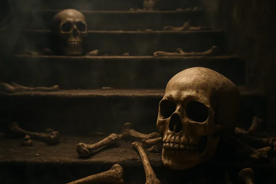 Skull and Bones Stair Accents illustration
