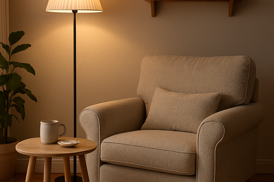 Design a Relaxation Corner for Breaks illustration