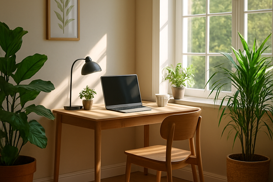 Maximize Natural Light for Your Home Office illustration