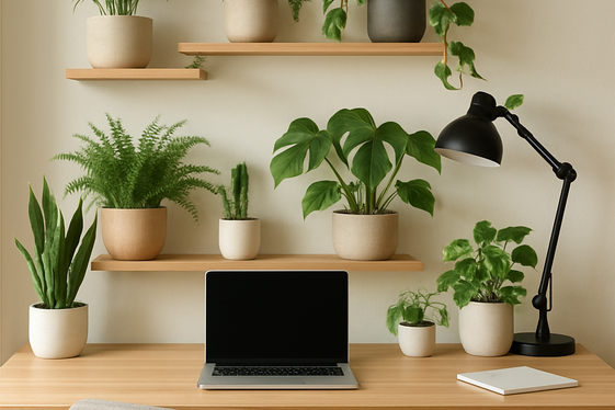 Incorporate Plenty of Greenery and Plants illustration