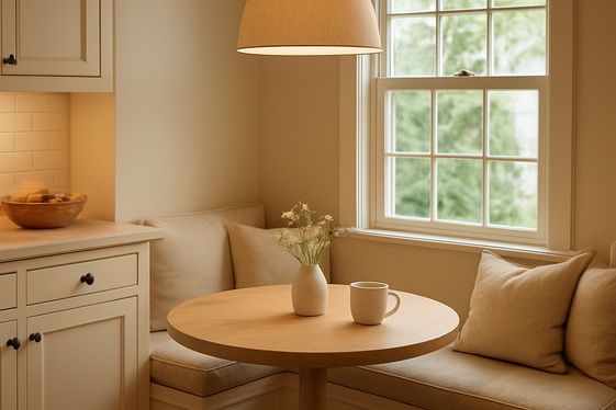 Create a Cozy Breakfast Nook illustration