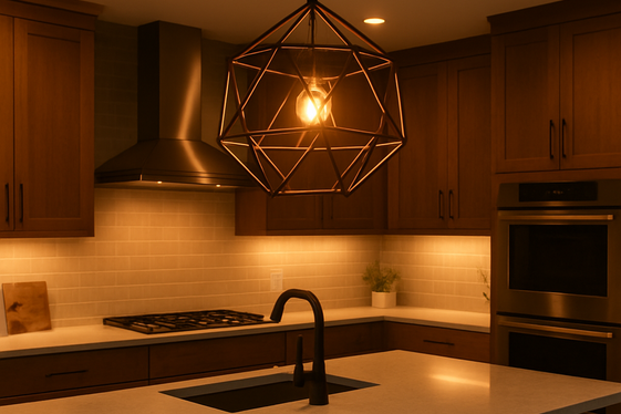 Add a Statement Light Fixture to Elevate the Space illustration