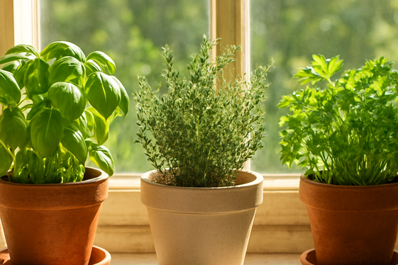 Bring Nature Indoors with Fresh Herb Gardens illustration
