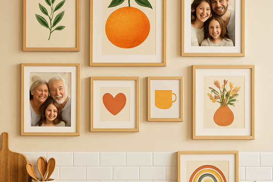 Display Art and Personal Touches Creatively illustration