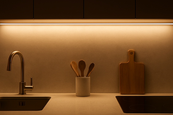 Install Under-Cabinet Lighting for Ambiance illustration
