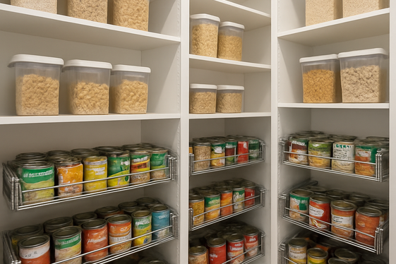 Use Pull-Out Pantry Organizers for Easy Access illustration