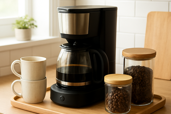 Create a Designated Coffee Station illustration