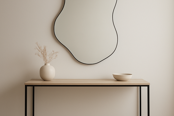 Abstract Shaped Mirrors for Artistic Flair illustration