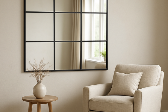 Multi-Panel Mirrors to Create Depth illustration