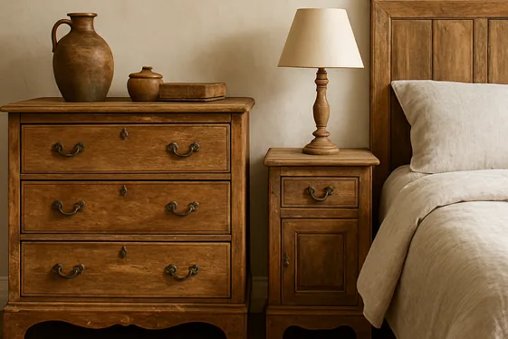 Incorporating antique furniture pieces illustration