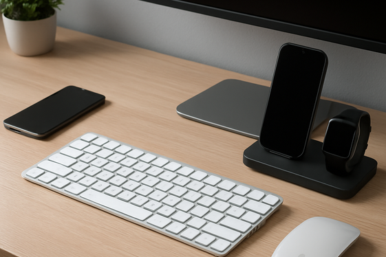 Integrate Tech Accessories for Seamless Workflows illustration