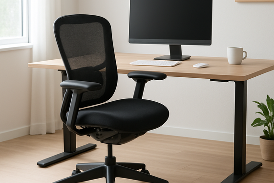 Invest in an Ergonomic Desk and Chair Combo illustration