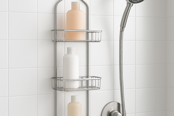 Keep Your Shower Clutter-Free with Caddies illustration