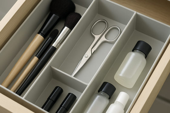 Incorporate Drawer Dividers for Small Items illustration