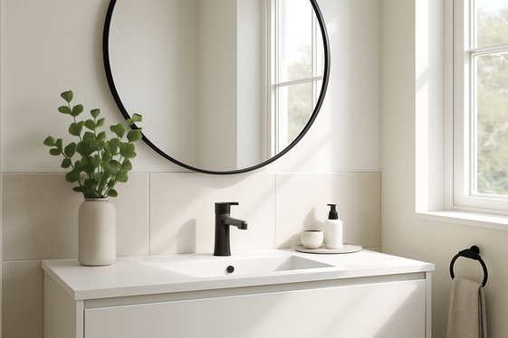 Swap Out the Mirror for a Focal Point illustration