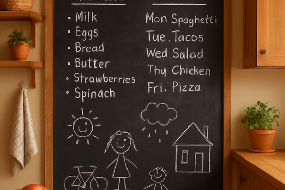 Use Chalkboard Walls for Fun and Function illustration