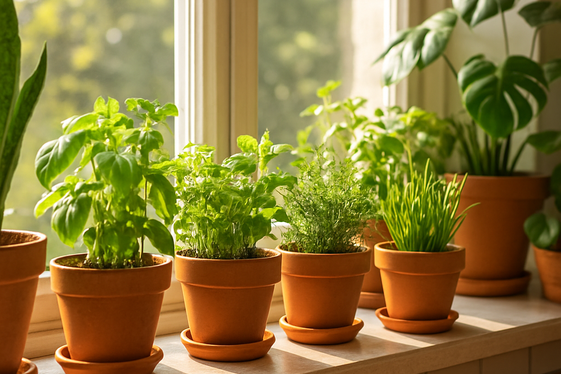 Display Fresh Herbs and Plants to Bring Life In illustration