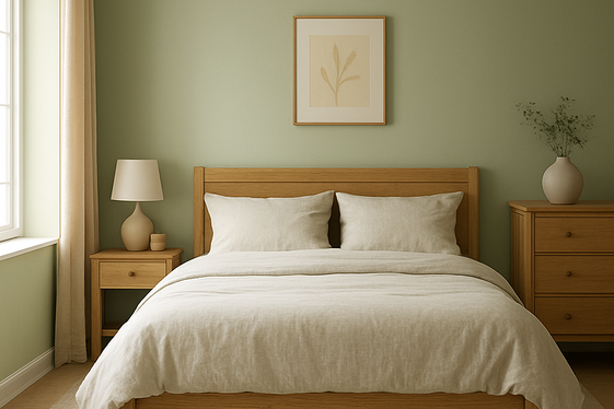Using Soft Sage Walls to Create Calmness illustration