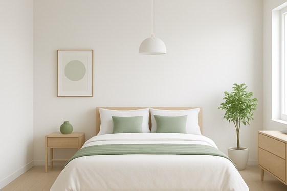 Incorporating Green in Minimalist Spaces illustration