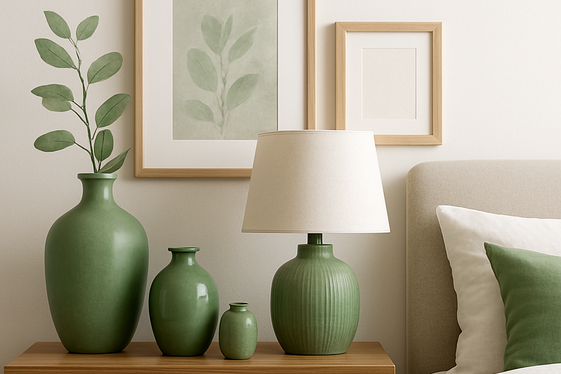 Highlighting Green Decor Accessories illustration