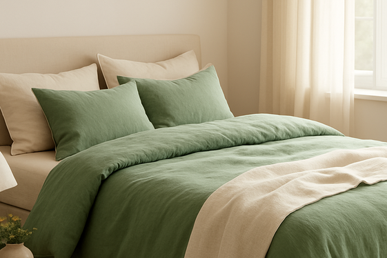 Choosing Green Bedding for a Fresh Look illustration