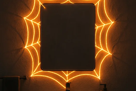 Cobweb LED Strip Lighting illustration