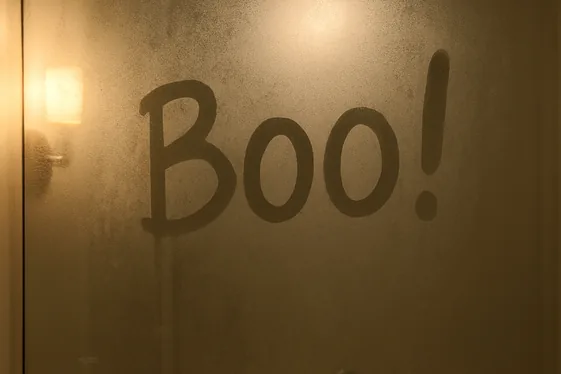 Foggy Mirror Messages with Steam-Activated Decals illustration