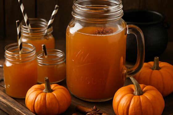 Set Up a Rustic Halloween Drink Station illustration