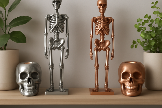 Skeleton and Skull Accents That Don’t Scare Off Guests illustration
