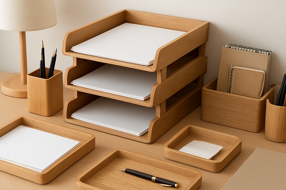 Keep Clutter Away with Desk Organizers illustration