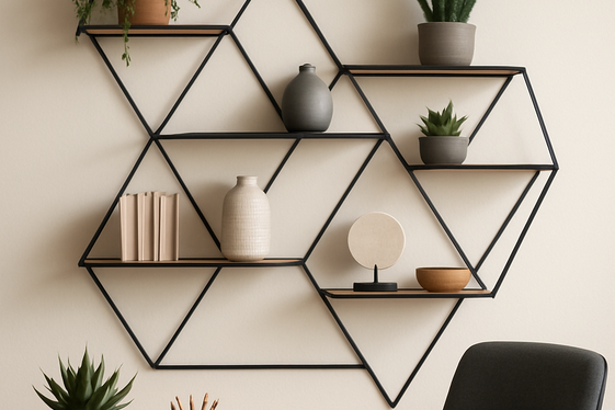 Incorporate Statement Shelving illustration