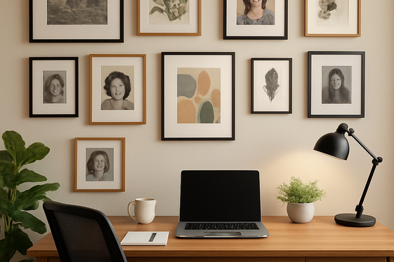 Add Personal Art and Photos for Inspiration illustration