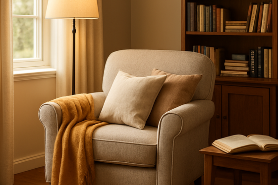 Include a Cozy Reading Nook for Breaks illustration