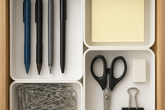 Utilize Drawer Organizers to Reduce Clutter illustration