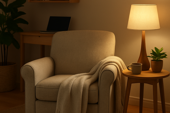 Design a Relaxation Corner for Breaks illustration