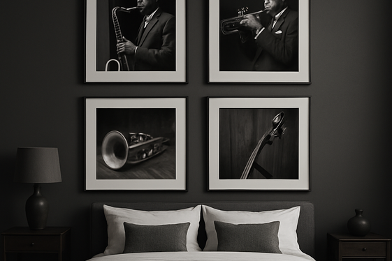 Use Black and White Photography Prints illustration