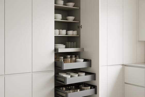 Floor-to-Ceiling Storage Solutions illustration