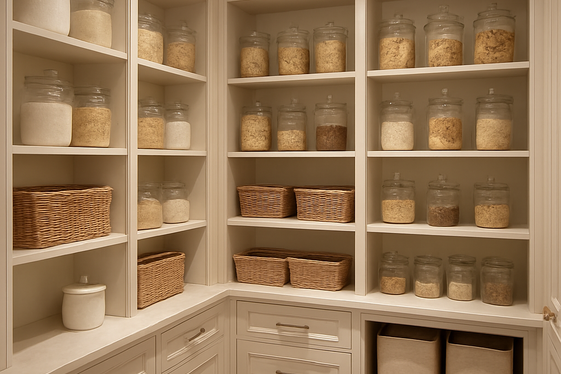 Pantry Rooms with Tailored Organization illustration