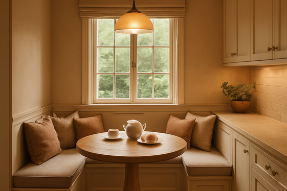 Cozy Breakfast Nooks with Luxury Comfort illustration