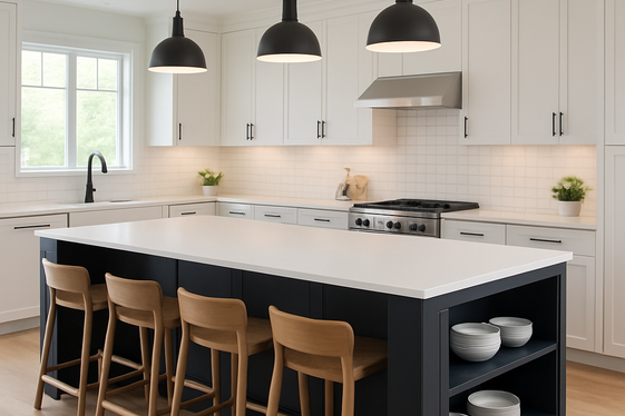 Create a Functional Island with Seating illustration