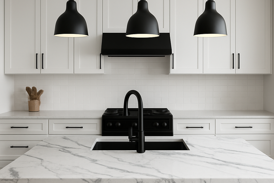 Incorporate Bold Black Accents for Drama illustration