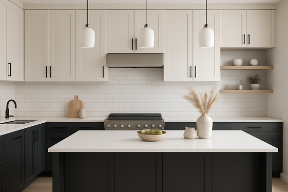 Opt for Two-Tone Cabinets for Visual Interest illustration