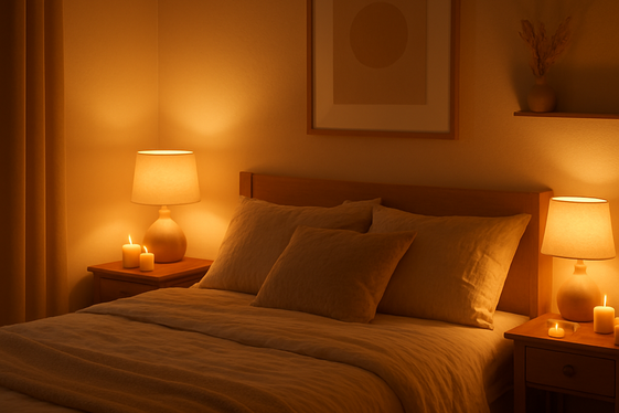 Introduce Soft Lighting with Lamps and Candles illustration