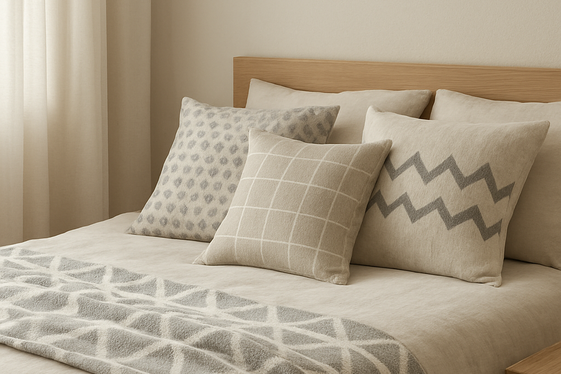 Incorporate Scandinavian Patterned Textiles illustration
