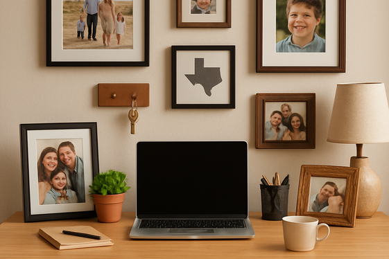 Add Personal Touches Like Photos and Mementos illustration