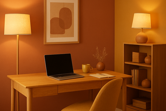 Incorporate Warm-Toned Color Palettes illustration