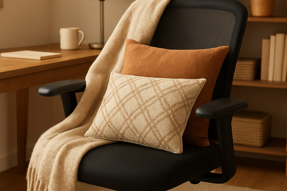 Add Throw Blankets and Cushions for Extra Warmth illustration