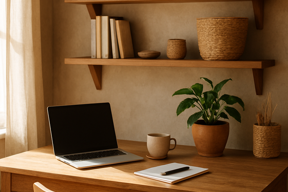Use Wooden Furniture to Add Natural Warmth illustration