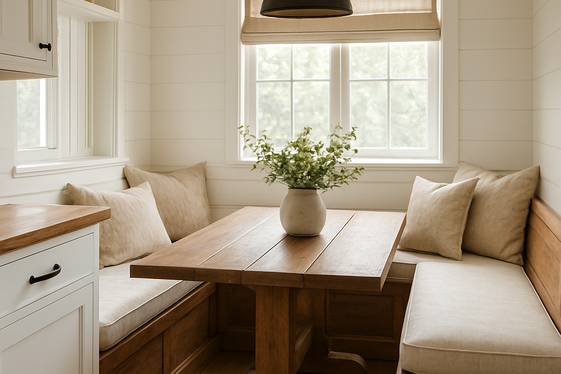 Add a Cozy Breakfast Nook illustration