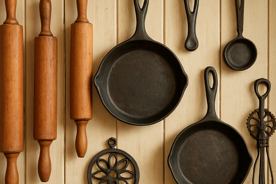 Include Antique Kitchen Tools as Decor illustration